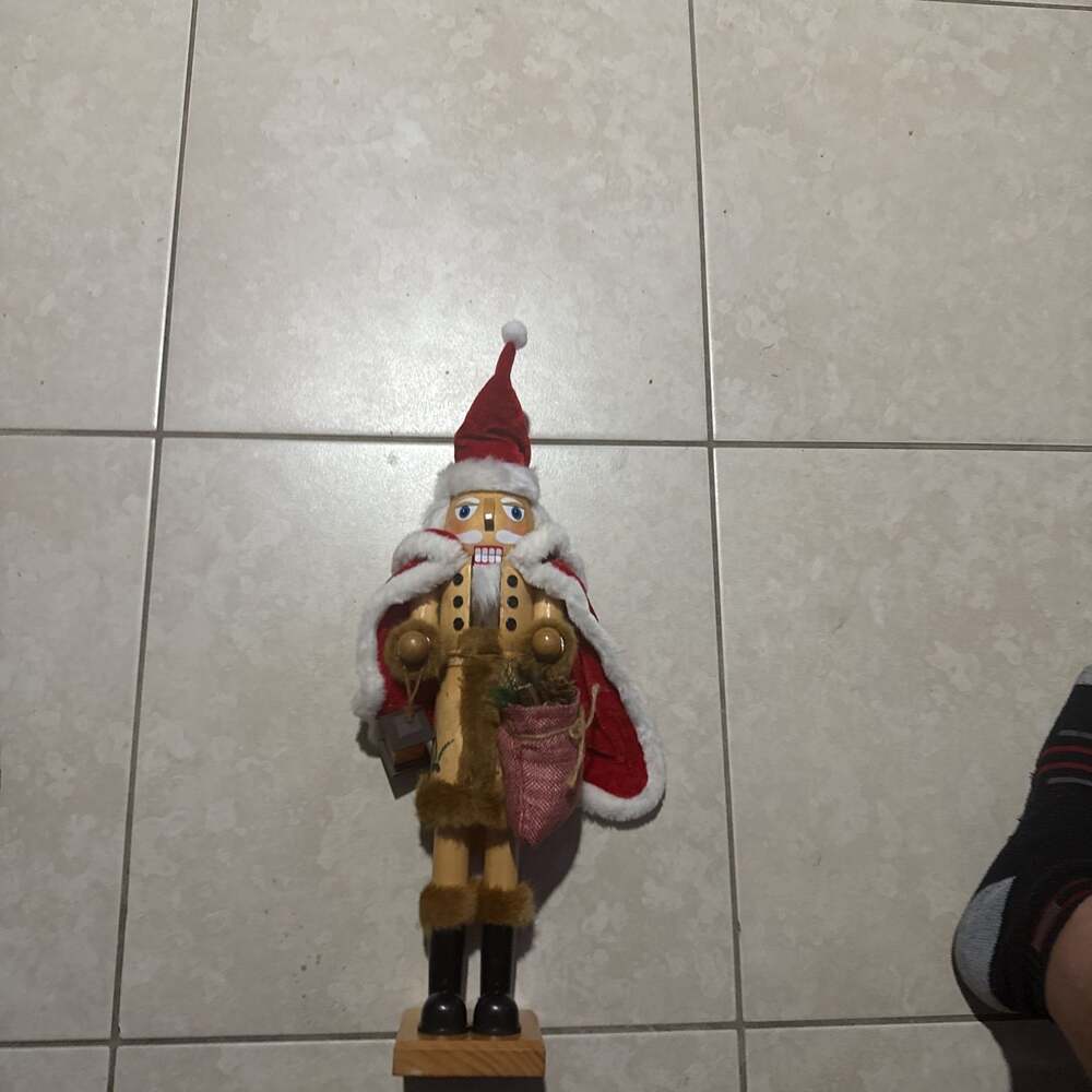 Christmas Santa Claus Nutcracker Figurine Holiday Decor